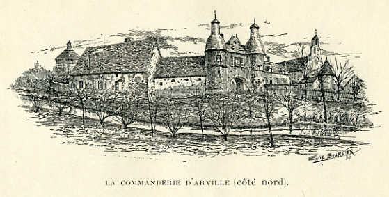 Commanderie d'Arville, côté Nord
